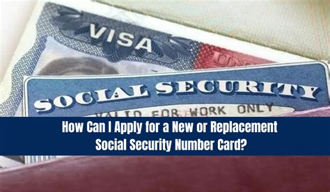 How do I apply for a replacement Social Security number card 